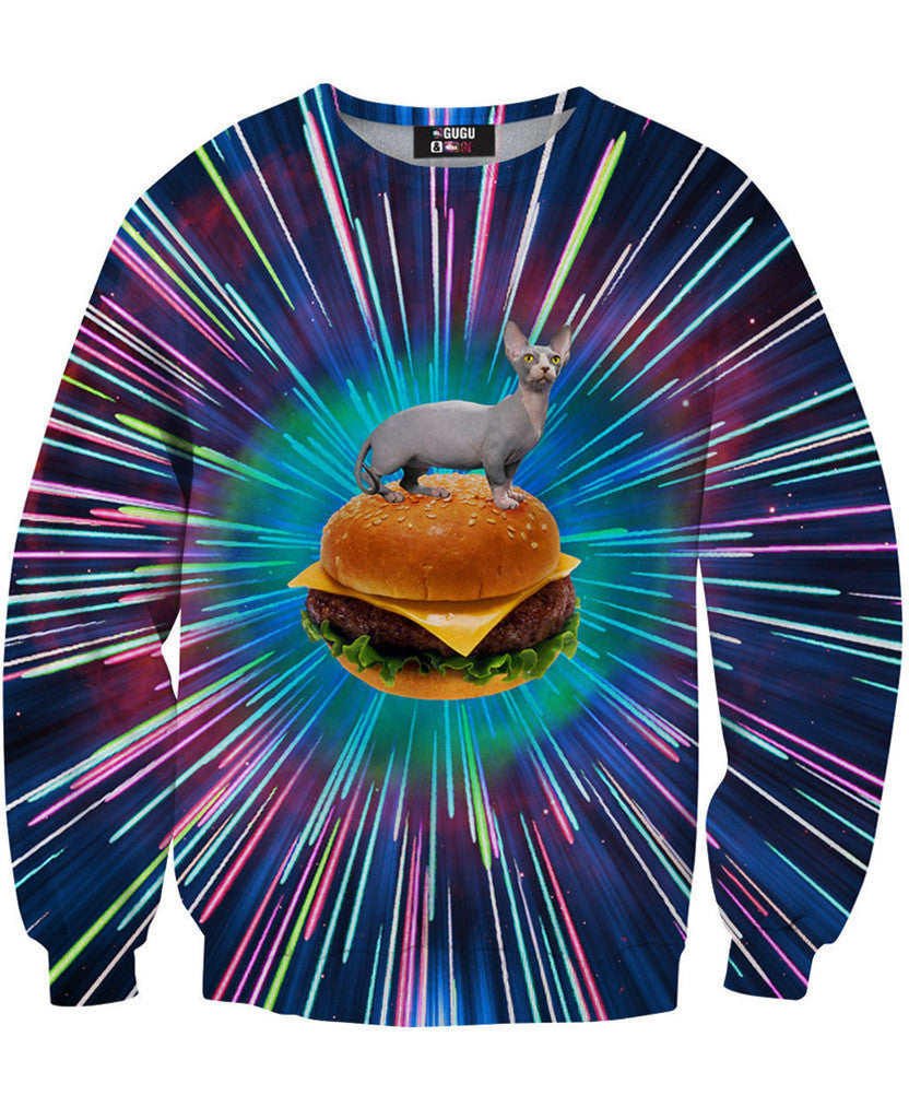 Cat Burger Crewneck Sweatshirt