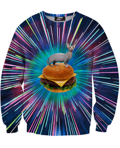 Cat Burger Crewneck Sweatshirt