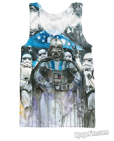 Darth and Troops Tank Top