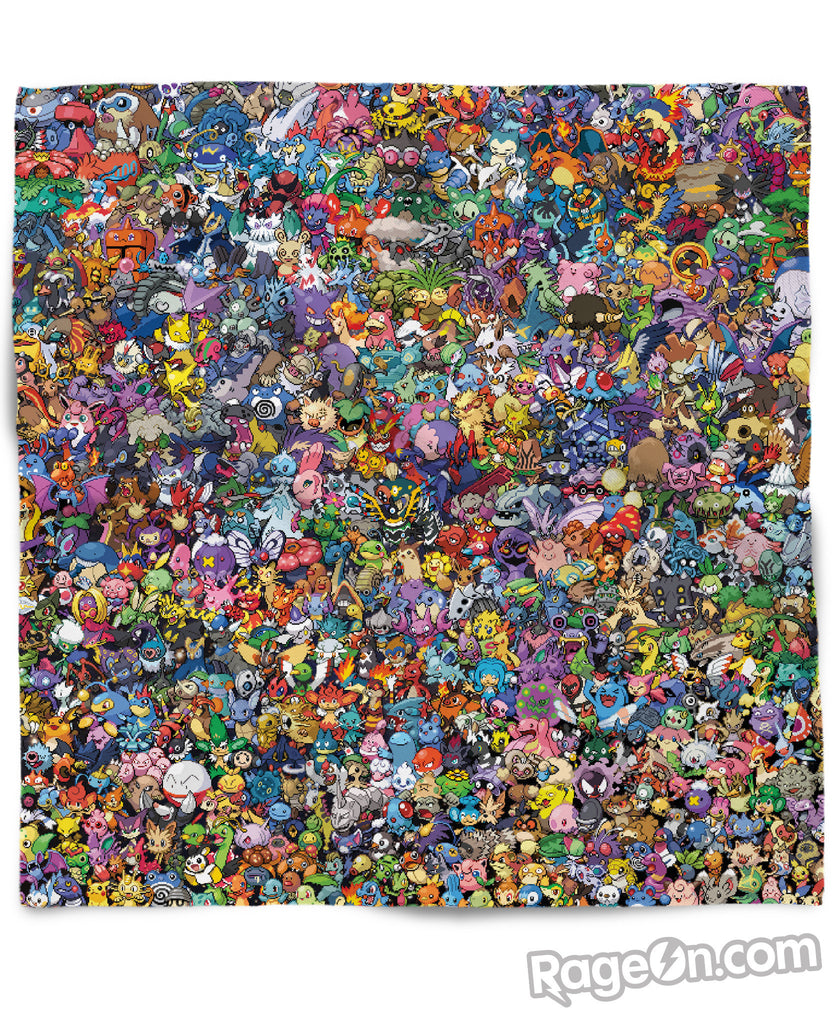 Pokemon Collage Bandana
