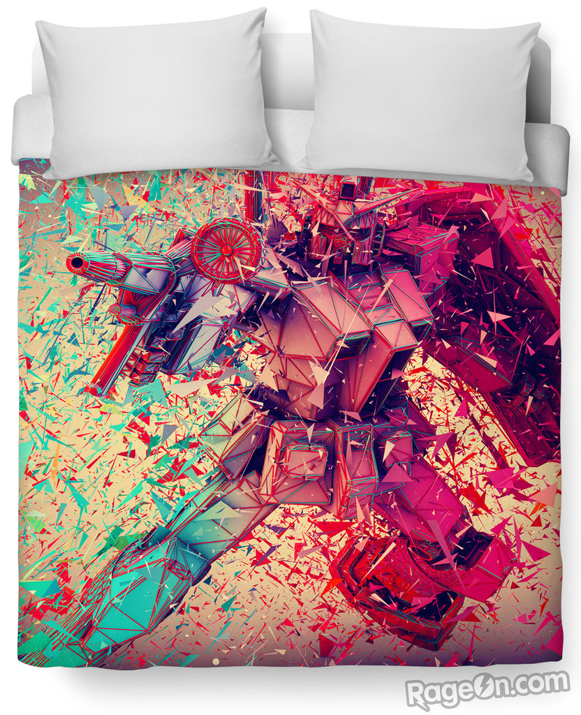 3D Transformers Duvet Cover