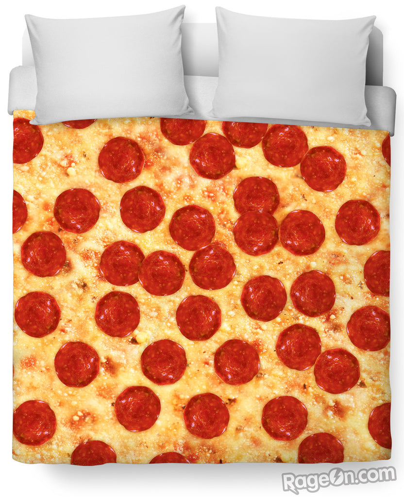 Pizza Duvet Cover