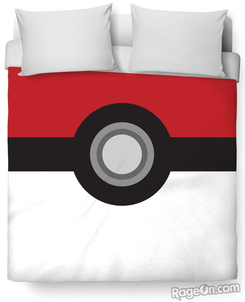 Pokemon Pokeball Catch Em All Duvet Cover