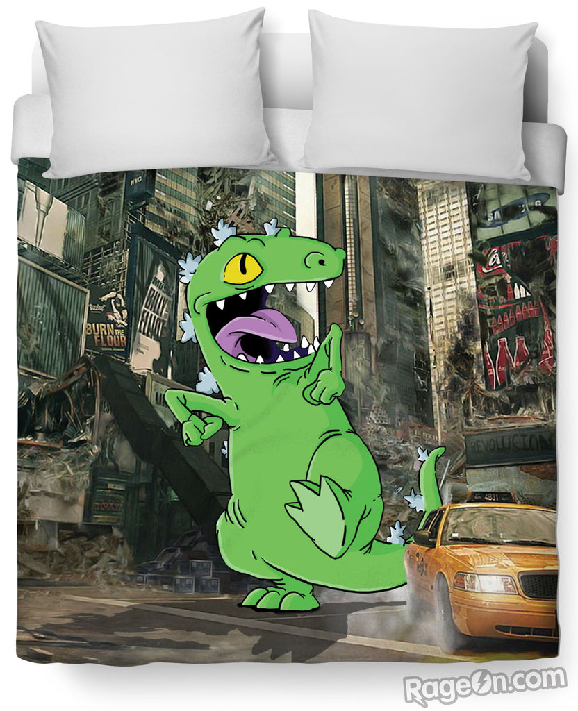 Reptar Duvet Cover