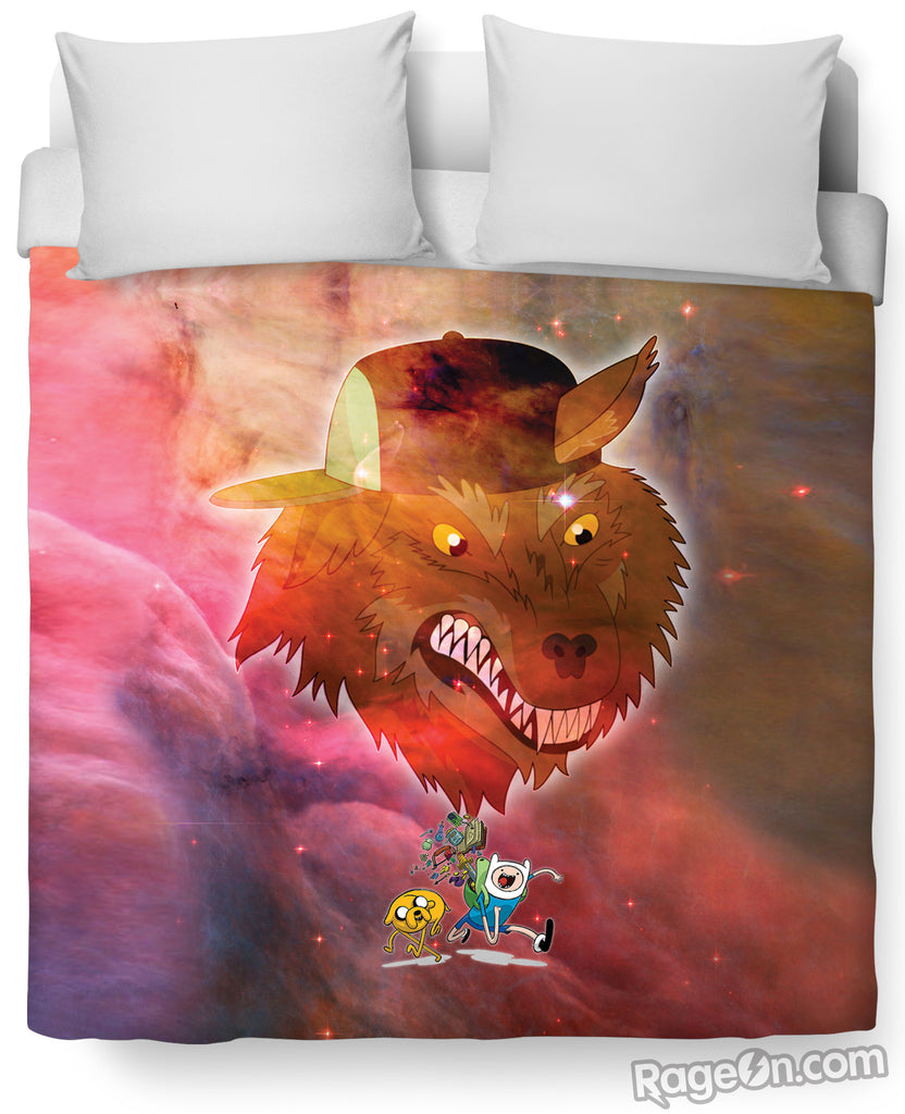 Adventure Time Party God Duvet Cover