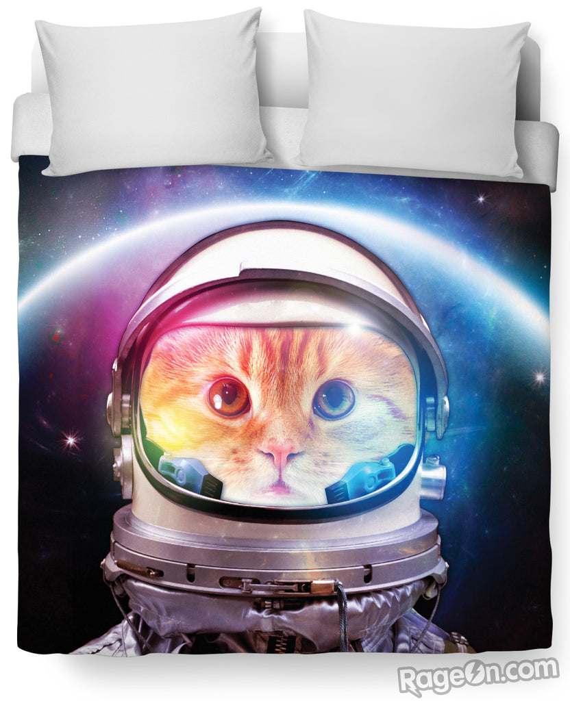 Space Cat Duvet Cover