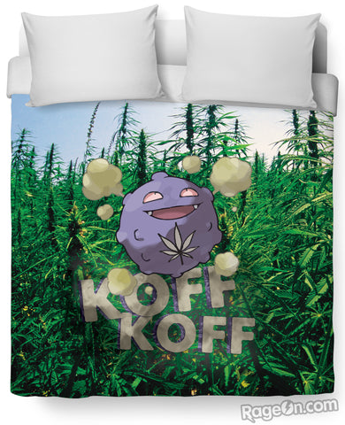 Koffing Duvet Cover