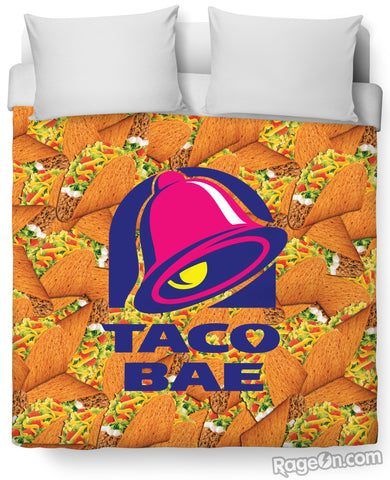 Taco Bae Duvet Cover