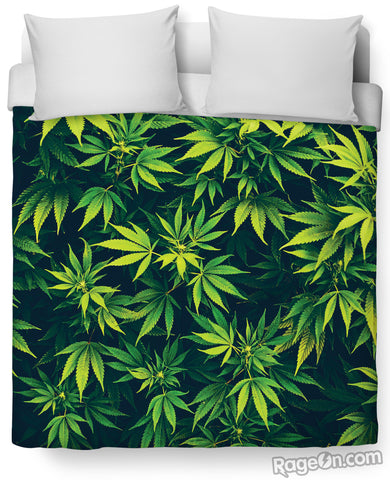 Weed Duvet Cover