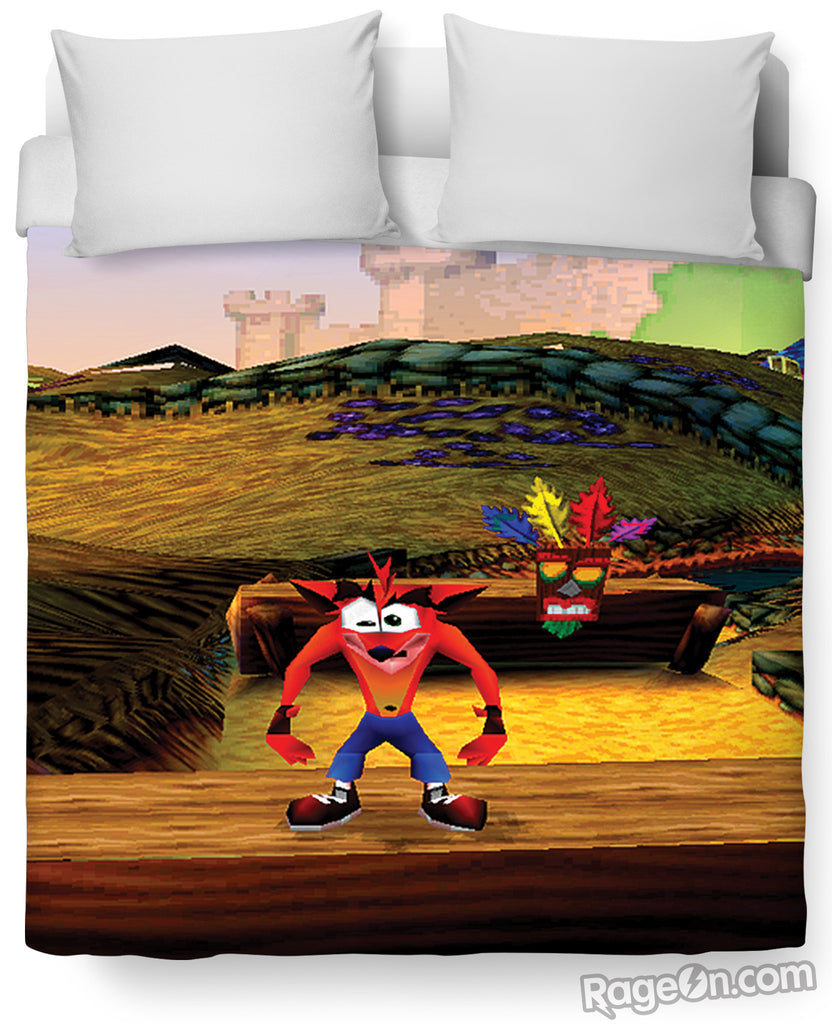 Crash Bandicoot Duvet Cover