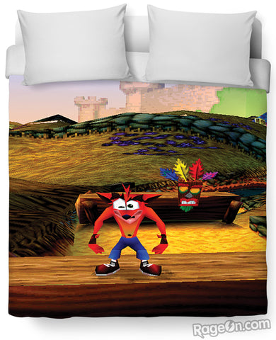 Crash Bandicoot Duvet Cover