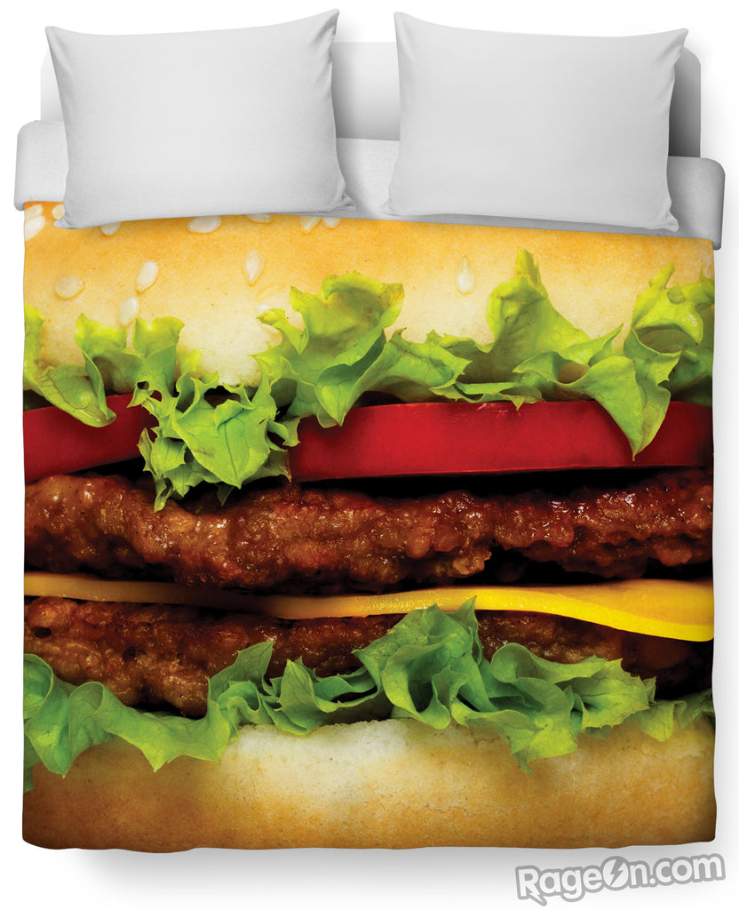 Burger Duvet Cover