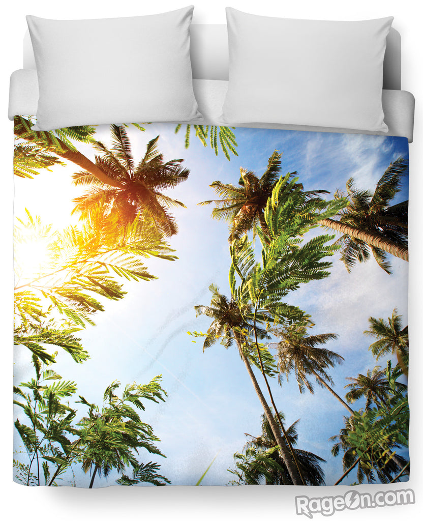 Palm Trees Duvet Cover