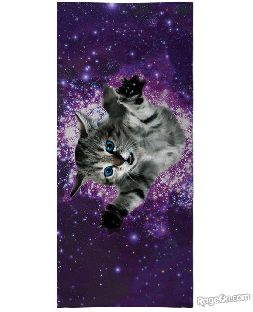 Kitty Glitter Beach Towel