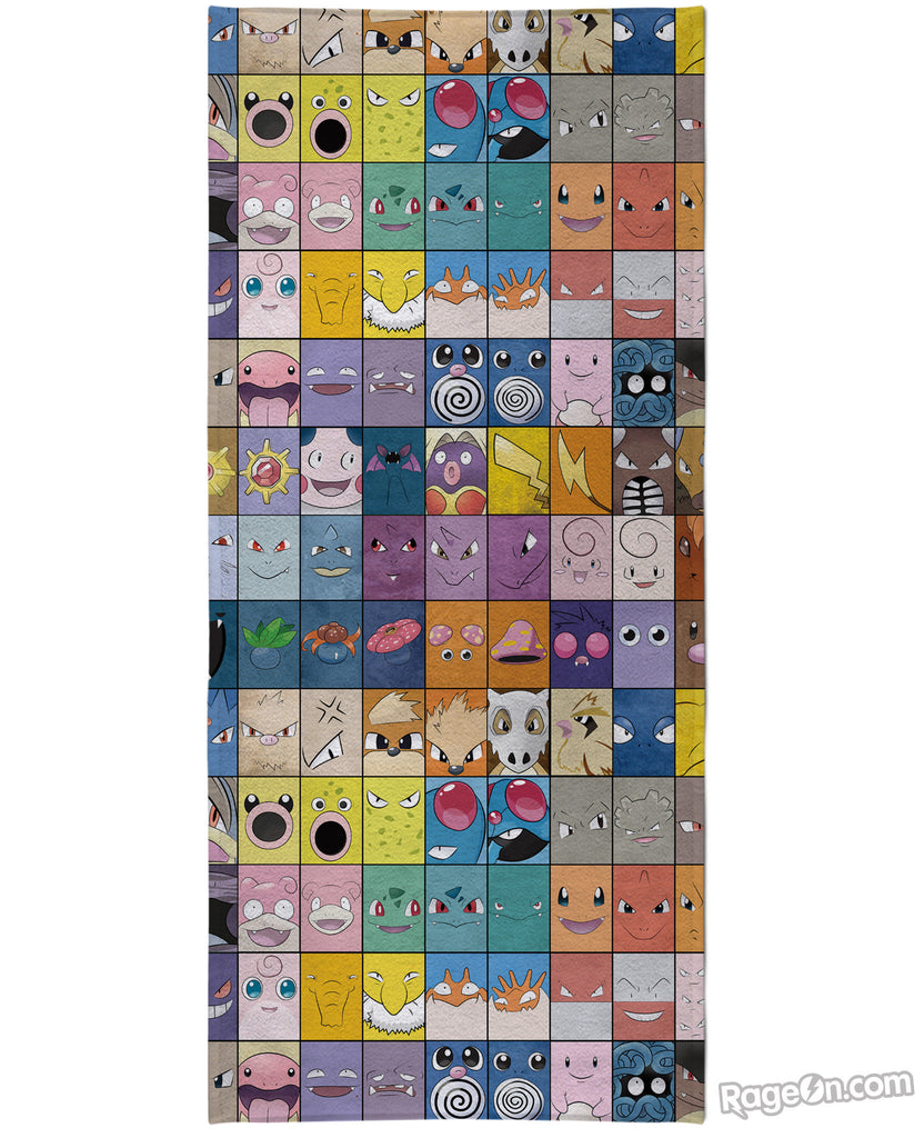 Pokemon Beach Towel