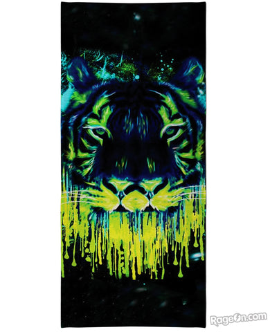 Tiger Drippy Beach Towel