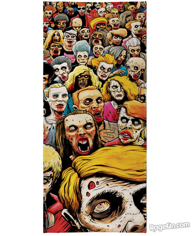 Zombies at the Mall Beach Towel