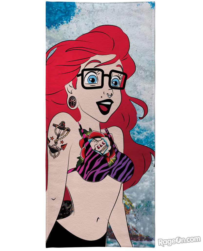 Hipster Ariel Beach Towel 