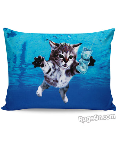 Cat Cobain Pillow Case