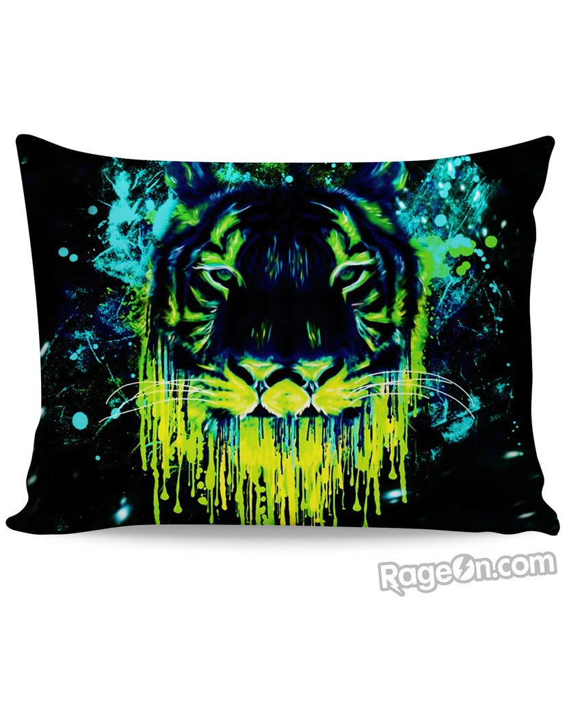 Tiger Drippy Pillow Case