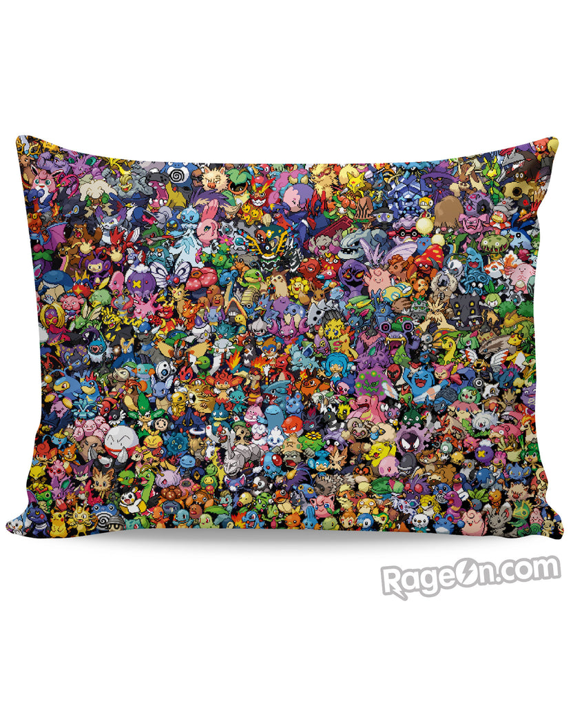 Pokemon Collage Pillow Case