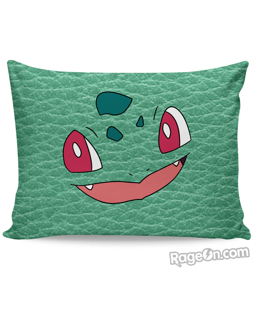 Bulbasaur Face Pillow Case