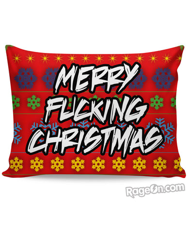 Merry Fucking Christmas Pillow Case
