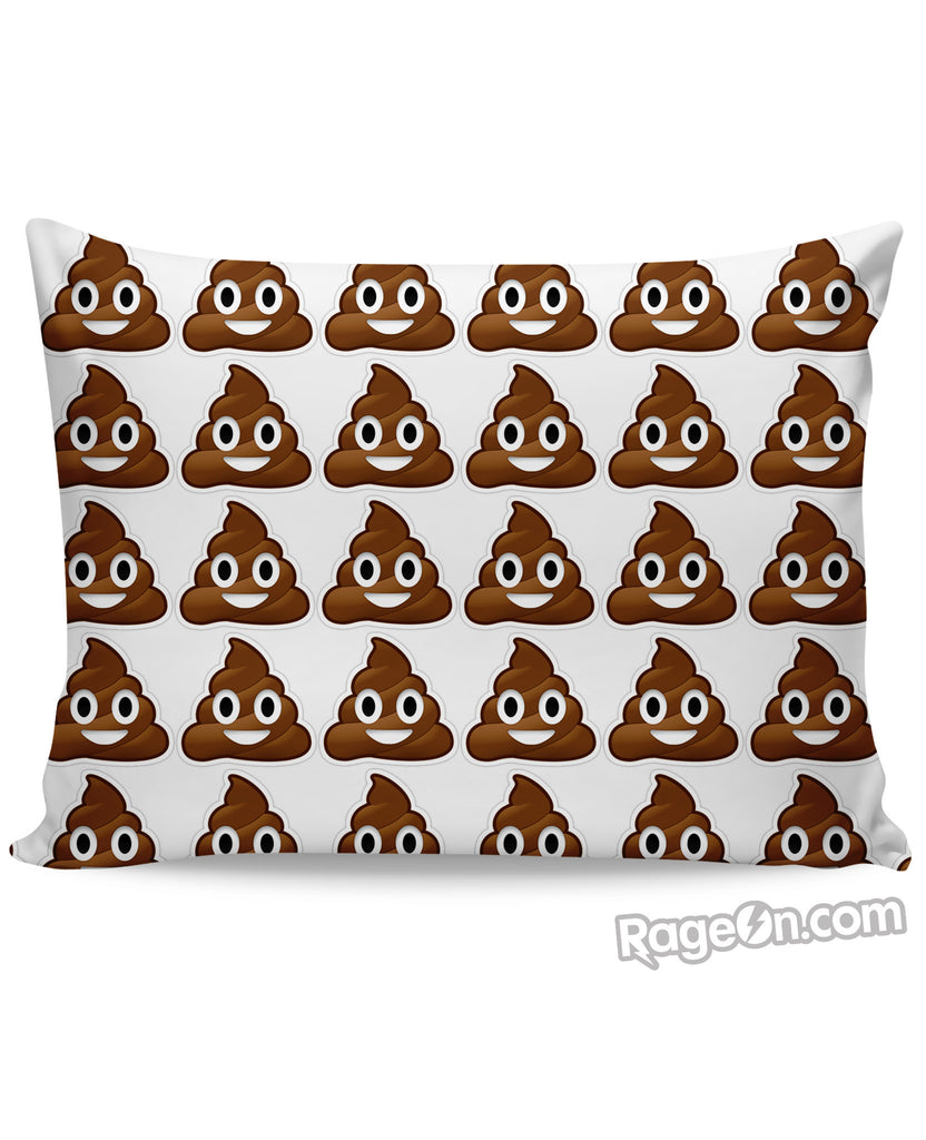 Poop Emoji Pillow Case