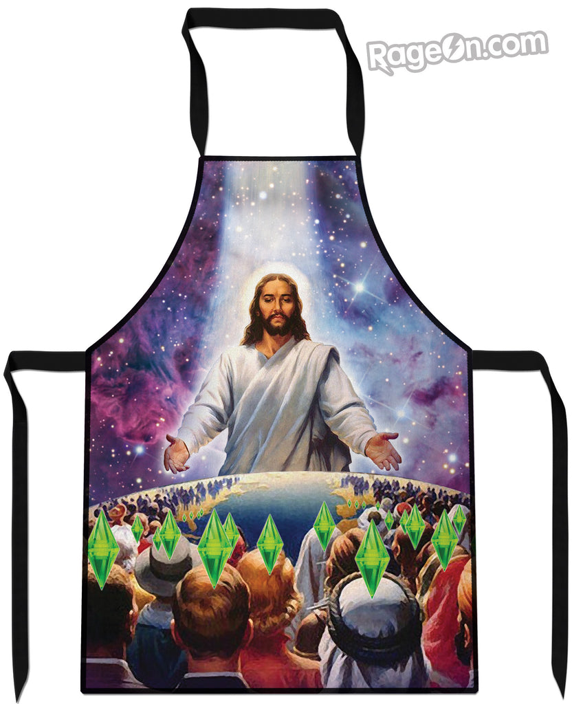 Jesus Died For Your Sims Cooking Apron