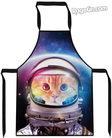 Space Cat Cooking Apron