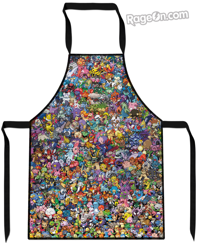 Pokemon Collage Cooking Apron
