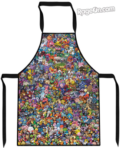 Pokemon Collage Cooking Apron