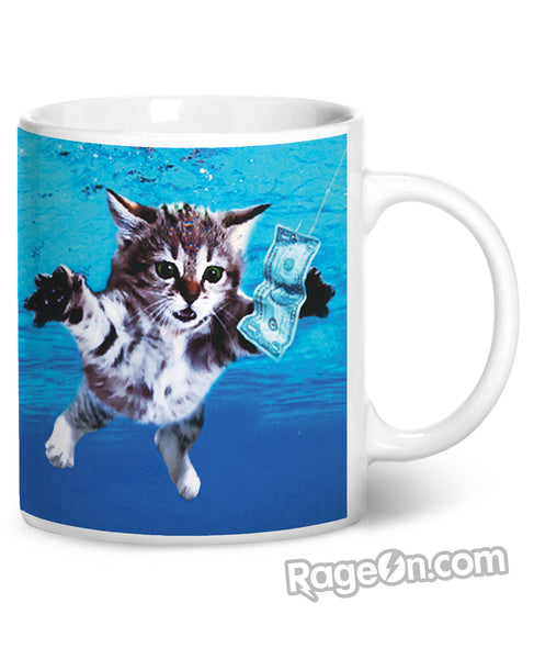 Cat Cobain Coffee Mug