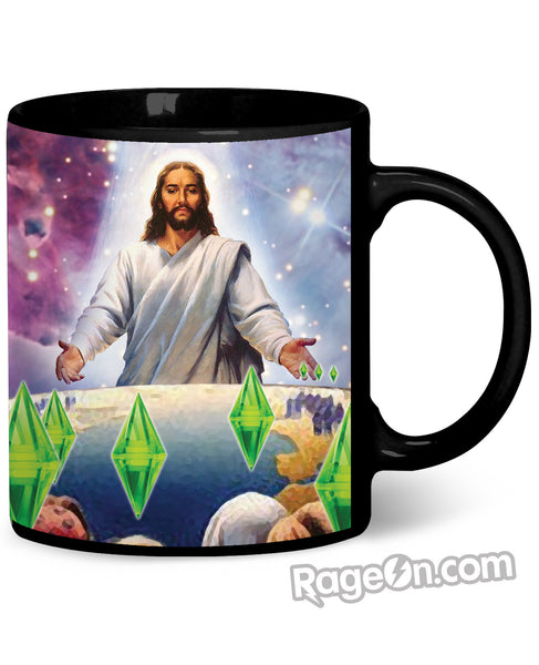 Jesus Died For Your Sims Coffee Mug