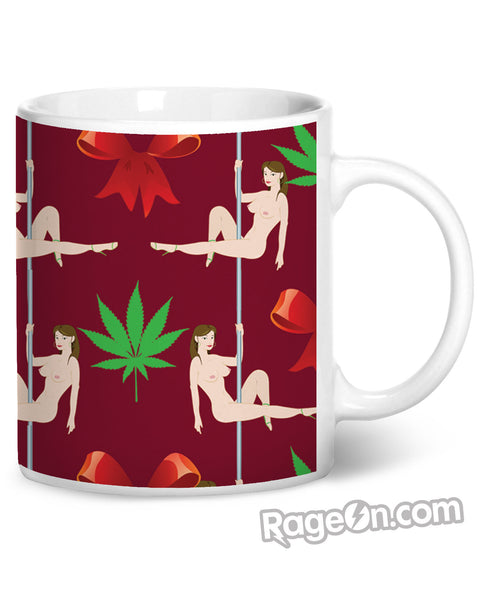 Christmas Stripper Coffee Mug