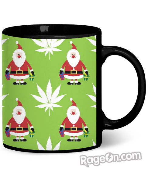 Green Christmas Coffee Mug