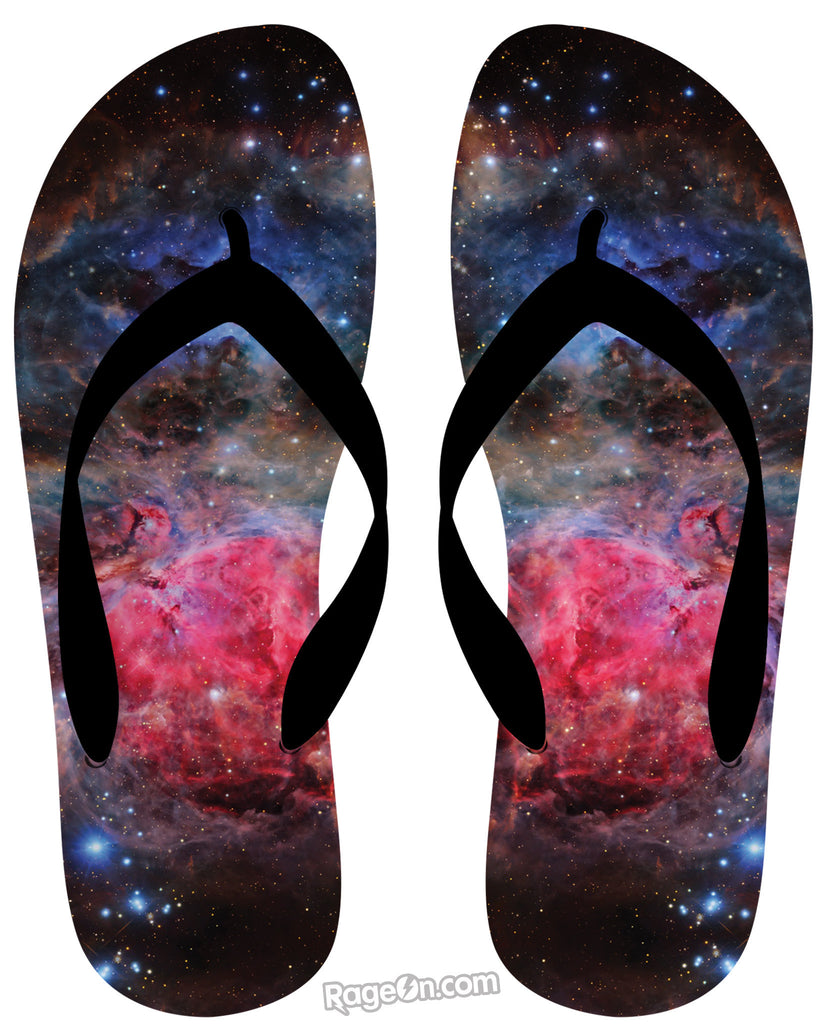 Heart of the Universe Flip Flops
