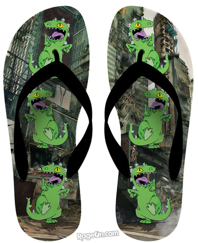 Reptar Flip Flops