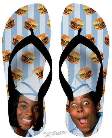 Good Burger Flip Flops