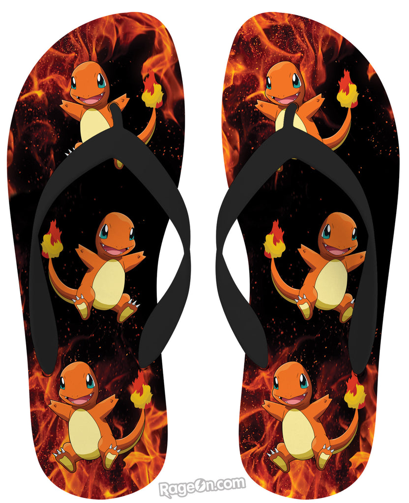 Charmander Flip Flops