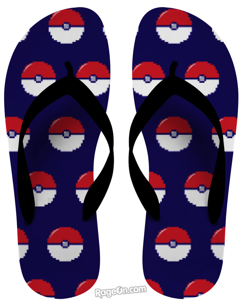 Capture My Balls Flip Flops