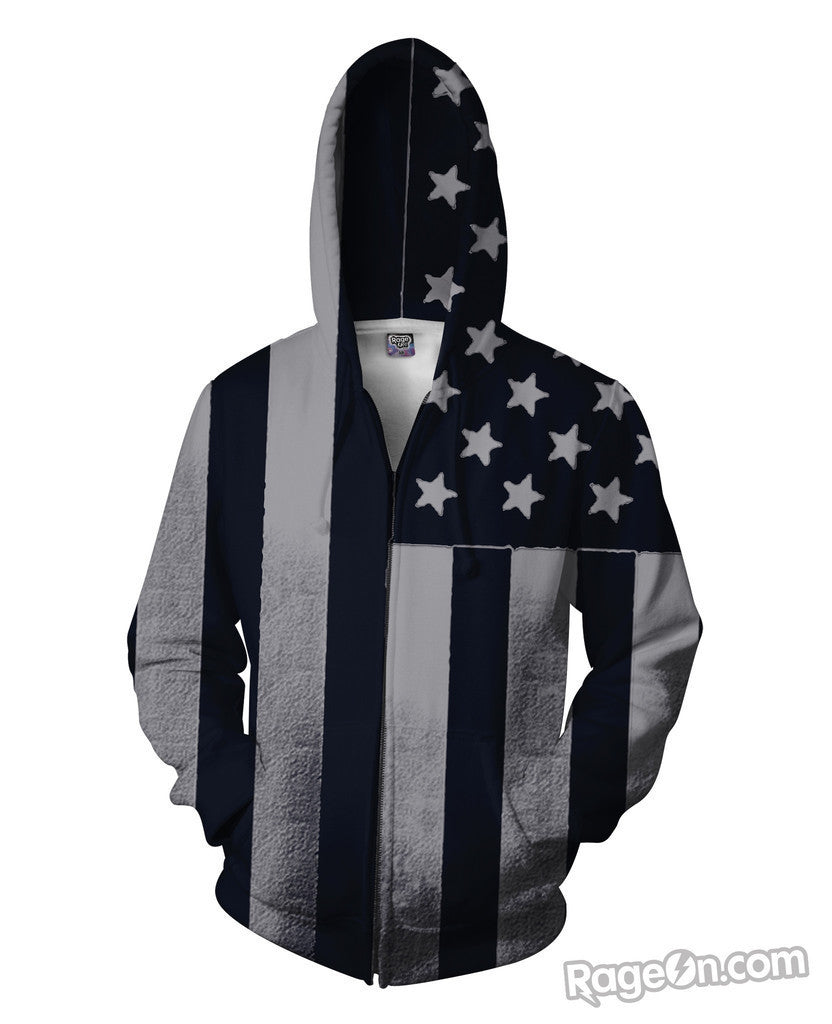 Americana Zip-Up Hoodie *Ready to Ship*