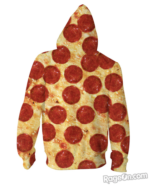 Pizza Zip-Up Hoodie