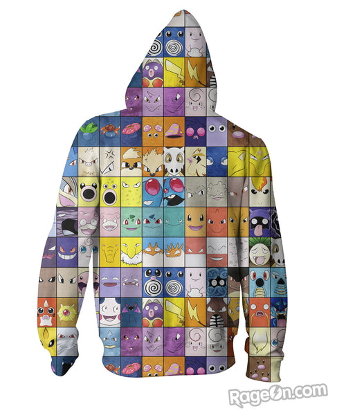 Pokemon Zip-Up Hoodie
