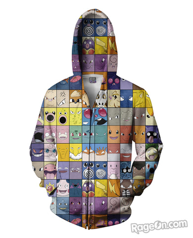 Pokemon Zip-Up Hoodie