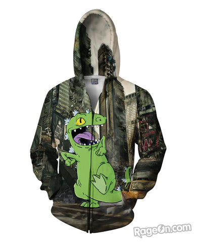 Reptar Zip-Up Hoodie