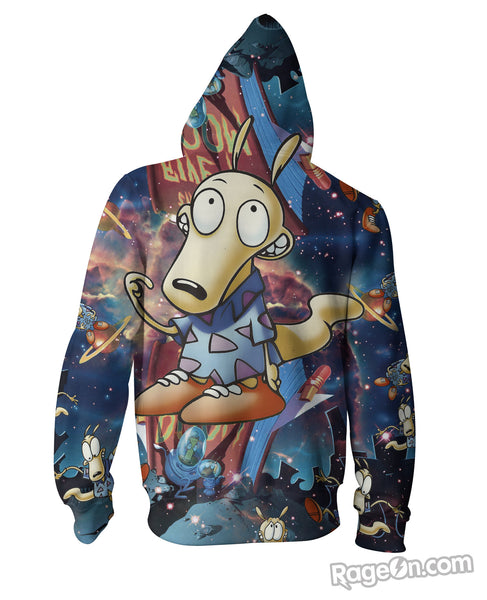 Rocko's Rockverse Zip-Up Hoodie
