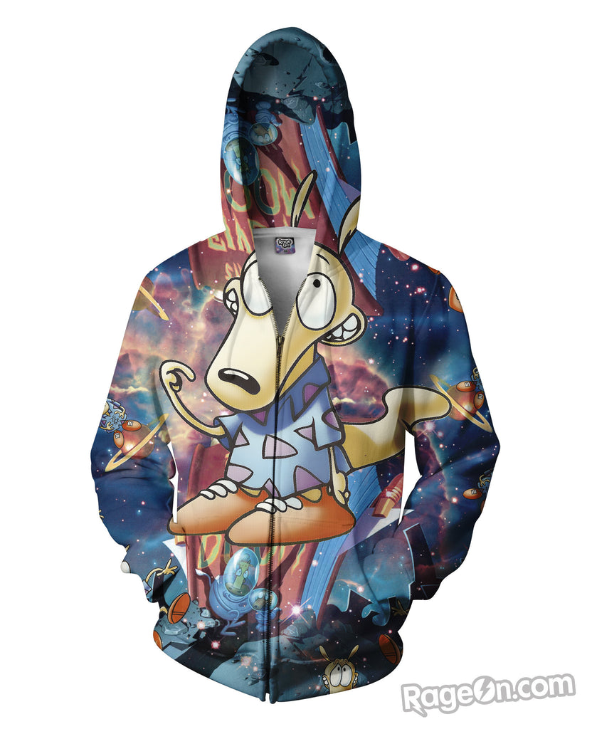Rocko's Rockverse Zip-Up Hoodie