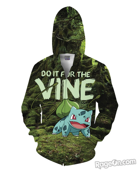 Bulbasaur Zip-Up Hoodie