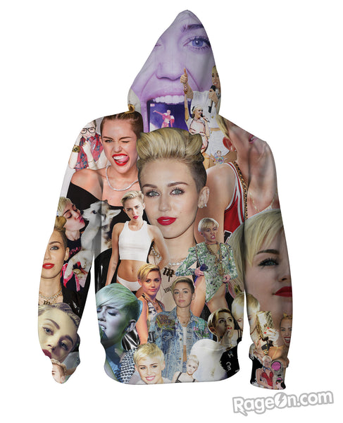 Miley Cyrus Paparazzi Zip-Up Hoodie